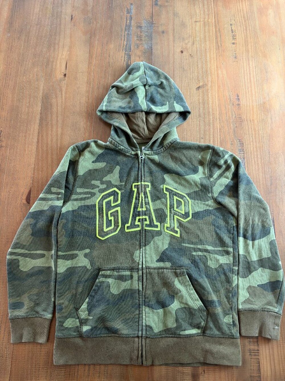 Gap Kids Camo Zip Up Hoodie - Size 14-16